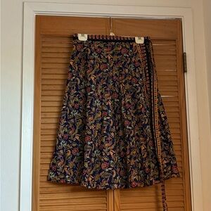 Batik Colourful Floral Patterned Skirt